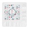 Winter Snowman Embossed Decorative Napkins