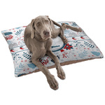 Winter Snowman Dog Bed - Large