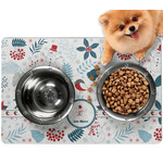 Winter Snowman Dog Food Mat - Small