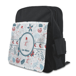 Winter Snowman Preschool Backpack