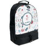 Winter Snowman Backpacks - Black