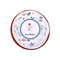 Winter Snowman Printed Icing Circle - XSmall - On Cookie