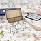 Winter Snowman Recipe Box - Full Color - In Context