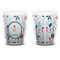 Winter Snowman Shot Glass - White - APPROVAL