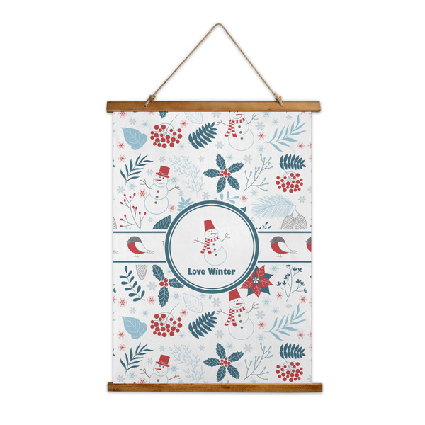 Custom Winter Snowman Wall Hanging Tapestry