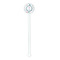 Winter Snowman White Plastic 5.5" Stir Stick - Round - Single Stick