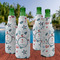Winter Snowman Zipper Bottle Cooler - Set of 4 - LIFESTYLE