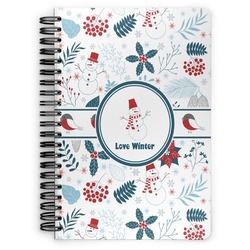 Winter Snowman Spiral Notebook - 7x10