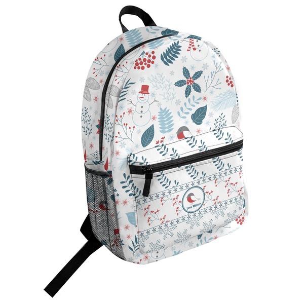 Custom Winter Student Backpack (Personalized)