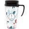 Winter Travel Mug with Black Handle - Front