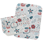 Winter Burp Cloths - Fleece - Set of 2