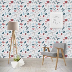 Winter Wallpaper & Surface Covering (Peel & Stick - Repositionable)