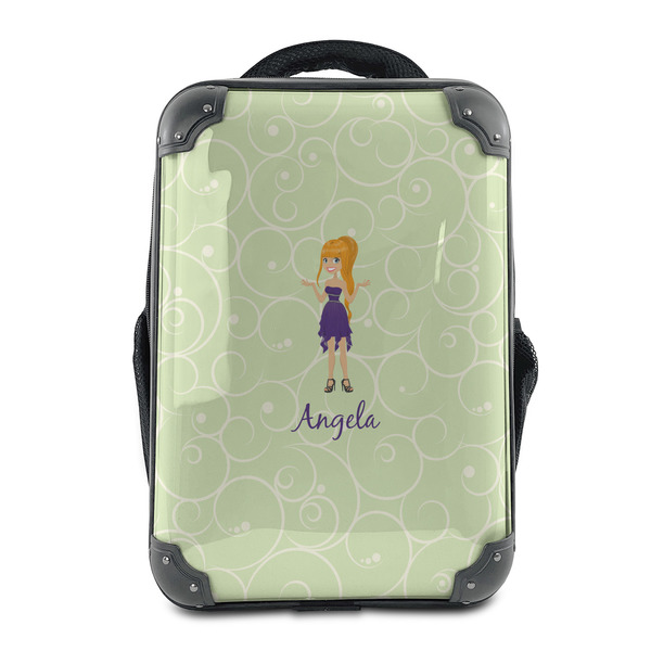 Custom Custom Character (Woman) 15" Hard Shell Backpack (Personalized)