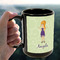 Custom Character (Woman) 15oz. Black Mug - LIFESTYLE