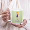 Custom Character (Woman) 20oz Coffee Mug - LIFESTYLE