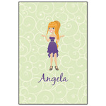 Custom Character (Woman) Wood Print - 20x30 (Personalized)