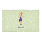 Custom Character (Woman) 3' x 5' Patio Rug (Personalized)