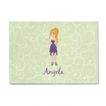 Custom Character (Woman) 4' x 6' Patio Rug (Personalized)