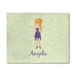 Custom Character (Woman) 8' x 10' Patio Rug (Personalized)