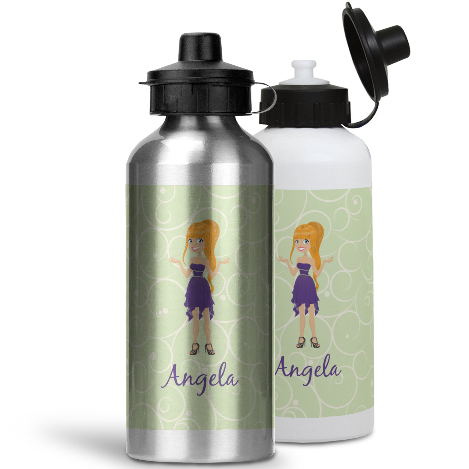 Personalized Aluminum Water Bottle for Women