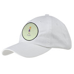 Custom Character (Woman) Baseball Cap - White (Personalized)