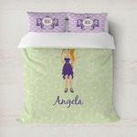 Custom Character (Woman) Duvet Cover (Personalized)