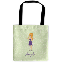 Custom Character (Woman) Auto Back Seat Organizer Bag (Personalized)