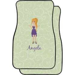 Custom Character (Woman) Car Floor Mats (Personalized)