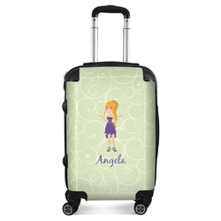 Custom Character (Woman) Suitcase - 20" Carry On (Personalized)