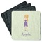 Custom Character (Woman) Coaster Rubber Back - Main