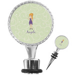 Custom Character (Woman) Wine Bottle Stopper (Personalized)