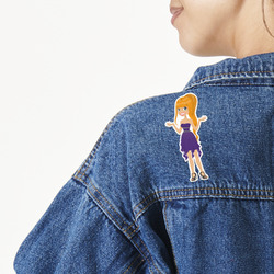 Custom Character (Woman) Twill Iron On Patch - Custom Shape