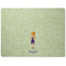 Custom Character (Woman) Dog Food Mat - Medium without bowls