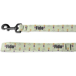 Custom Character (Woman) Dog Leash - 6 ft (Personalized)