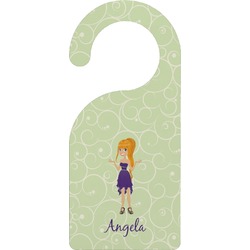 Custom Character (Woman) Door Hanger (Personalized)