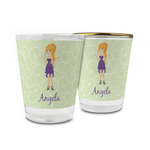 Custom Character (Woman) Glass Shot Glass - 1.5 oz (Personalized)