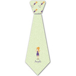 Custom Character (Woman) Iron On Tie - 4 Sizes w/ Name or Text