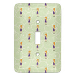 Custom Character (Woman) Light Switch Cover (Single Toggle)