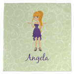 Custom Character (Woman) Microfiber Dish Towel (Personalized)