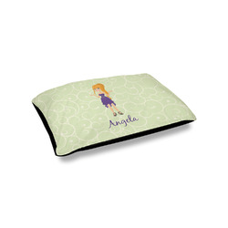 Custom Character (Woman) Outdoor Dog Bed - Small (Personalized)