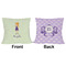 Custom Character (Woman) Outdoor Pillow - 16x16