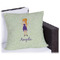 Custom Character (Woman) Outdoor Pillow