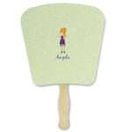 Custom Character (Woman) Paper Fan (Personalized)