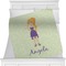 Custom Character (Woman) Personalized Blanket