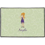 Custom Character (Woman) Door Mat - 36"x24" (Personalized)