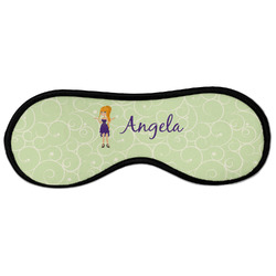 Custom Character (Woman) Sleeping Eye Masks - Large (Personalized)