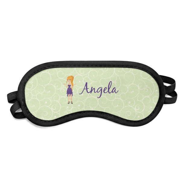 Custom Custom Character (Woman) Sleeping Eye Mask - Small (Personalized)