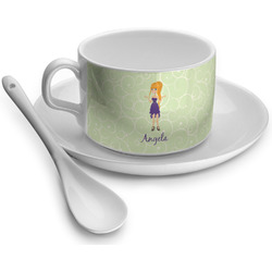 Custom Character (Woman) Tea Cup - Single (Personalized)