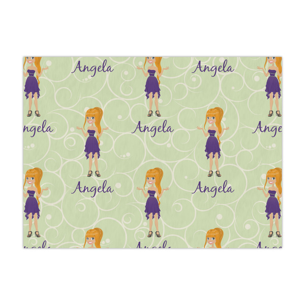 Custom Custom Character (Woman) Large Tissue Papers Sheets - Heavyweight (Personalized)