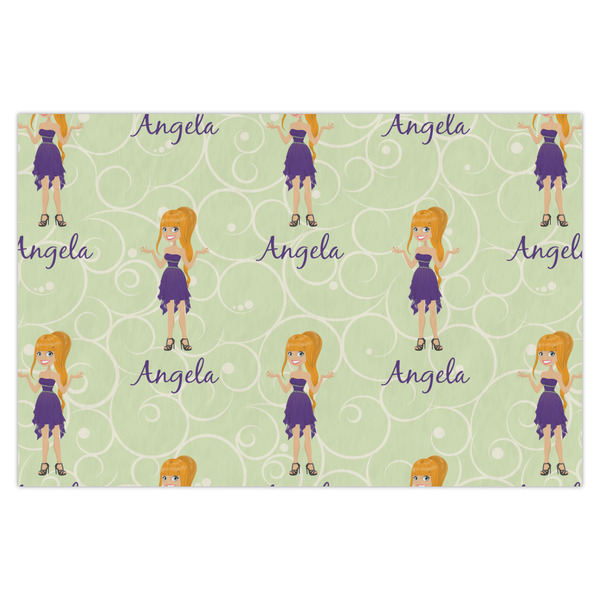 Custom Custom Character (Woman) X-Large Tissue Papers Sheets - Heavyweight (Personalized)